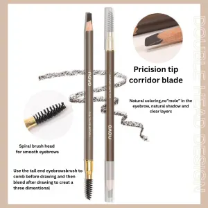 NOVO Ultra-Fine Dual-Ended Waterproof Eyebrow Pencil