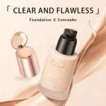 Novo 2-in-1 Concealer Foundation - Full Coverage, Creamy Texture, Waterproof Liquid Makeup For Women - Perfect Valentine's Day Gift - Image 6