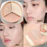 NOVO 3-Color Concealer Palette – High-Coverage Waterproof Corrector - Image 4