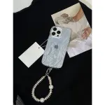 Laser Feather Tulle Rhinestone Bracelet iPhone Case - Premium Protection for iPhone - Image 5