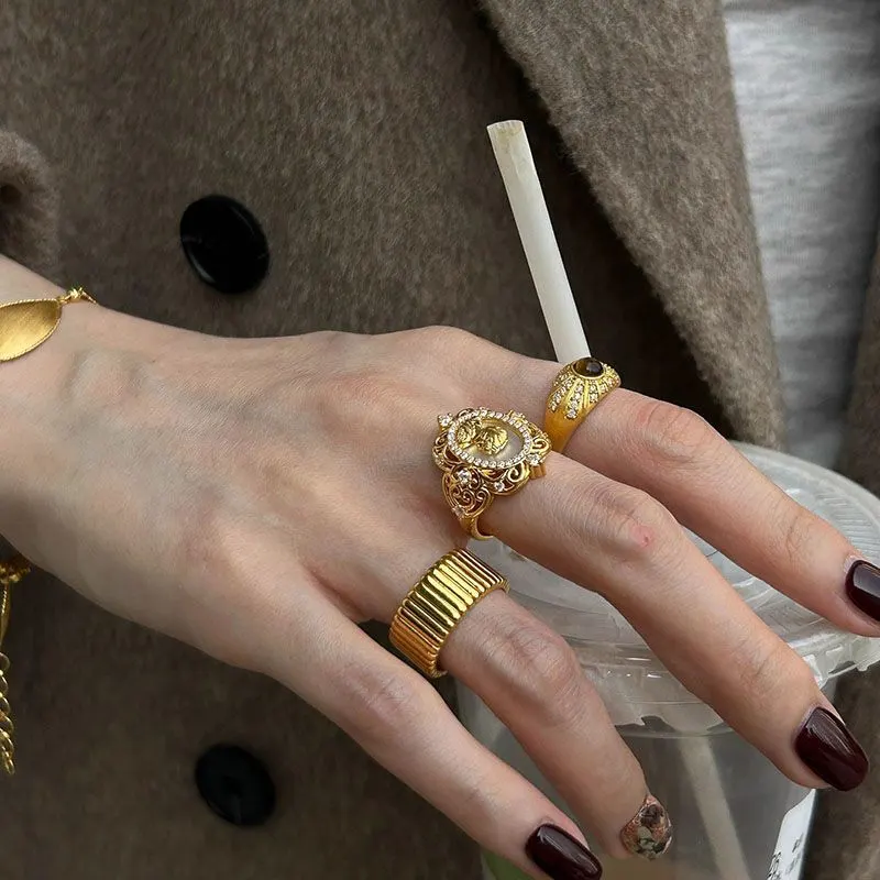 4fe493eb-b01e-42b8-b575-d152d742ca18.jpeg.a Tiger Eye Portrait Lace Ring for Women – Luxury Vintage Finger Ring - Image 1
