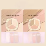 NOVO 3-Color Concealer Palette – High-Coverage Waterproof Corrector - Image 5
