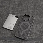 MagSafe Honeycomb Heat Dissipation Phone Case – Frame Bracket Cover with Magnetic Suction