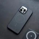 Corrugated Magnetic Phone Case – Convex Grating Protective Cover with MagSafe Compatibility - Image 2