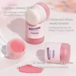 NOVO Monochrome Blush Matte Natural High Light Portable Fine Powder Blush - Image 6