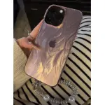 Laser Feather Tulle Rhinestone Bracelet iPhone Case - Premium Protection for iPhone