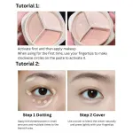 NOVO 3-Color Concealer Palette – High-Coverage Waterproof Corrector - Image 7