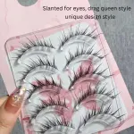 Dream Deer Self-Adhesive Fox Eye Fairy Lashes - Slanted Rabbit & Devil One-Piece Design - Image 6