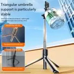 Multifunction Bluetooth Selfie Stick Tripod - Portable Outdoor Phone Stand - Image 3