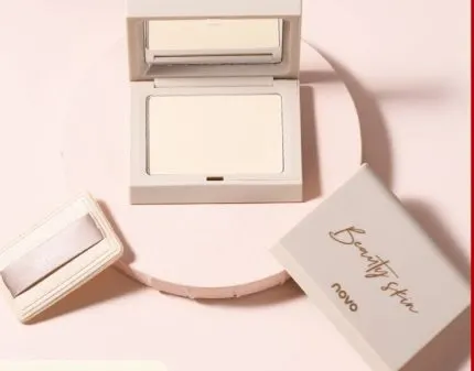 Novo Powder Perfection: Oil Control, Long-lasting Makeup, Concealer, Waterproof Brilliance in a Dual Dry and Wet Formula