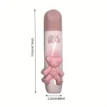 6 Color Lip Gloss, Cute Little Bear, Tender Color Lip Gloss Velvet Soft Mist Matte Color Rendering Brightening Non Stick Cup Lipstick, Lip Gloss - Image 4