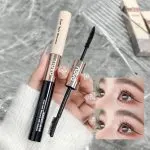 NOVO Dual-ended Mascara – Waterproof, Volumizing, Lengthening, Curling, Smudge-proof, Natural Hold, Lash Primer, 2-in-1 - Image 4
