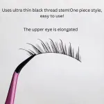 Dream Deer Self-Adhesive Fox Eye Fairy Lashes - Slanted Rabbit & Devil One-Piece Design - Image 7