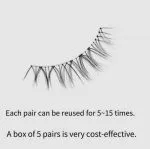 Dream Deer False Eyelash High Volume natural look | Multiple uses 5-15 times - Image 4