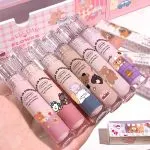 Cappuvini Winnie the Pooh Paradise milk tea lip mud matte lip glaze women's lipstick - Image 3