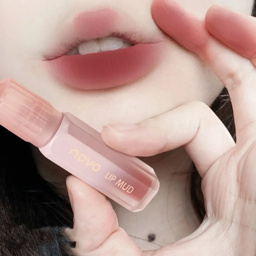 IMG_1753 NOVO lip mud matte finish long lasting color dual-purpose - Image 1