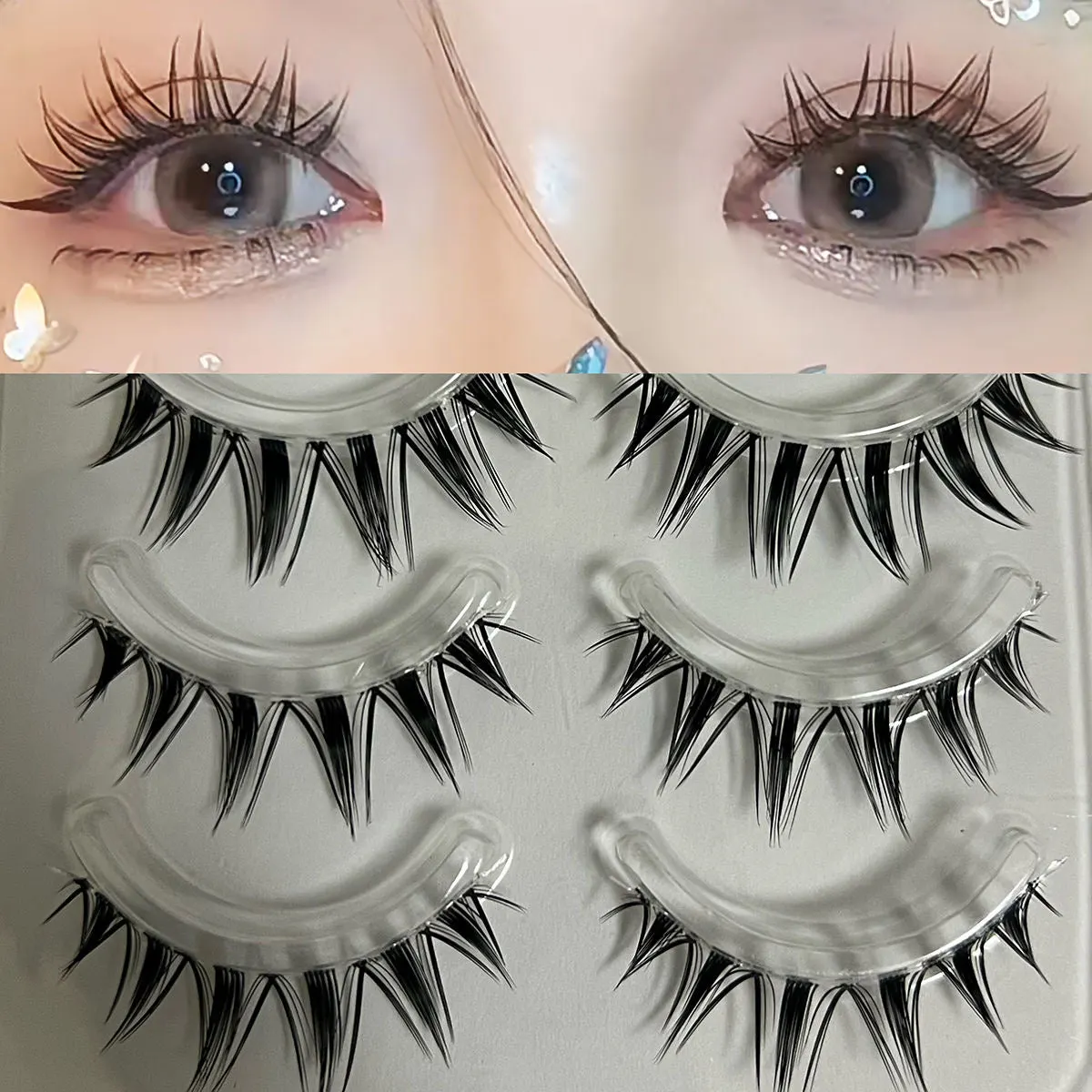 IMG_2936 Barbie Eyelashes | Super cute long Eyelashes | Korean eyelashes - Image 1