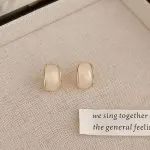 Simple and versatile pearl earrings new trendy Internet celebrity temperament earrings - Image 20