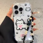 Cute Pixel Cat Ear Phone Charm – Kawaii Kitten Charm - Image 4