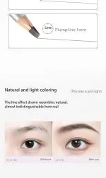Waterproof Hard Tip Eyebrow Pencil for Natural Hair-Like Brows - Image 17