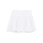Korean Polka Dot Bubble Hem A-Line Mini Skirt - Image 8