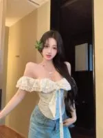 Floral Off-Shoulder Ruffle Top - Image 5