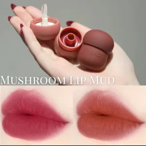 Novo Mushroom Filling Lip Mud: Matte, Long-lasting, Non-Stick, Fade-Resistant Discover Radiant Lips