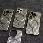 MagSafe Magnetic Suction Frosted Corrugated Phone Case – Simple & Stylish Protection - Image 3