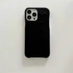Leather Texture Three-Color Protective Phone Case – Anti-Fall Solid Color Shell - Image 2