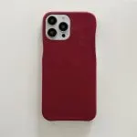 Leather Texture Three-Color Protective Phone Case – Anti-Fall Solid Color Shell