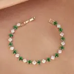 Pink Square Zircon Bracelet for Women - Image 12