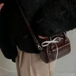 French High-End Small Square Crossbody Bag for Women -Niche Handbag