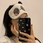Cute Panda Eye Mask for Sleeping – Soft Plush Light Blocking Sleep Mask - Image 6