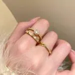 Round Pig Nose Open Ring for Women – Fashionable Statement Finger Ring - Image 7