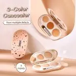 Novo 3 Color Concealer Palette for Acne and Dark Circles - Image 5