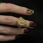 Tiger Eye Portrait Lace Ring for Women – Luxury Vintage Finger Ring - Image 6