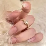 Round Pig Nose Open Ring for Women – Fashionable Statement Finger Ring - Image 10
