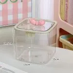 Hair Accessories Storage Box – Clear Organizer for Girls’ Hair Ties, Clips, and Jewelry - Image 6