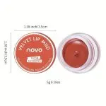 Novo Lip Clay Jar: Matte Mist Long-Lasting, Non-Stick, and Easy-to-Apply Lipstick - Image 9