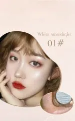 NOVO Highlighter Powder: Shimmer powder for brightening the face, creating a 3D contour, nose shadow, and side shadow. Fine shimmer and pearlescent finish, ideal for contouring. - Image 3