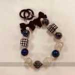 Trendy Ins-Style Unique Bow Bead Chain Wrist Strap Bracelet, Universal for All Phone Cases - Image 2