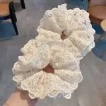 Double Layer Lace Scrunchie - Image 4