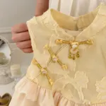 Girls Chinese Style Summer Dress – Baby Princess Birthday Party Dress - Image 2