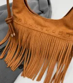 Melard Fringe Shoulder Crossbody Tote Bag for Women – Large Capacity Casual Commuter Handbag - Image 5