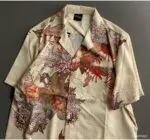 STRAPPING Vintage Floral Cuban Collar Hawaiian Shirt - Image 2
