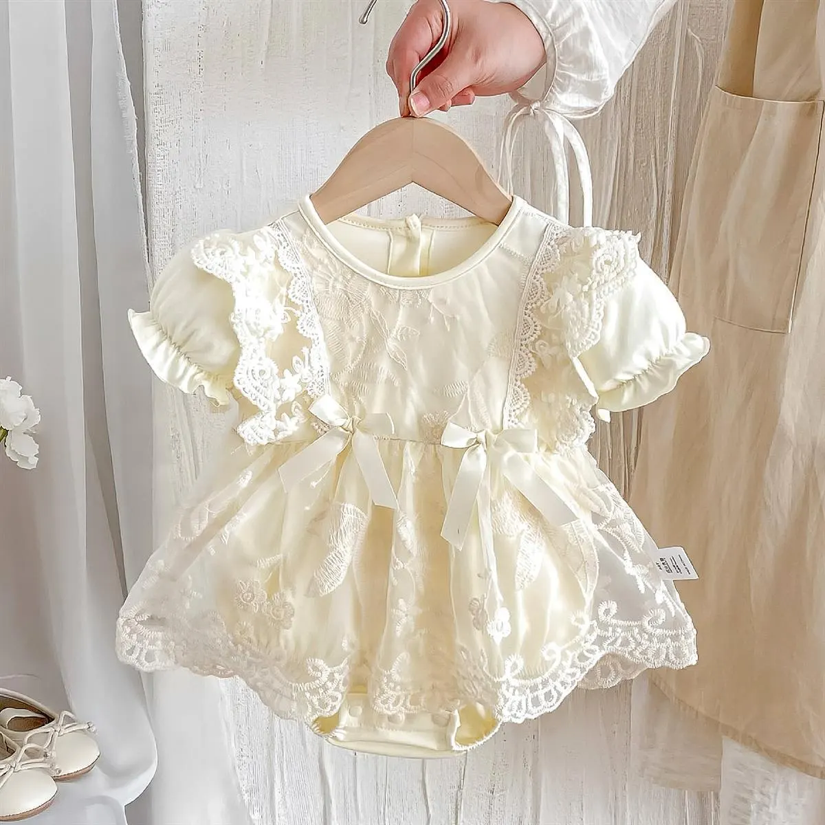 Baby Girl Lace Princess Romper Dress
