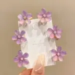 Sweet Flower Mini Hair Claw Clip - Image 13