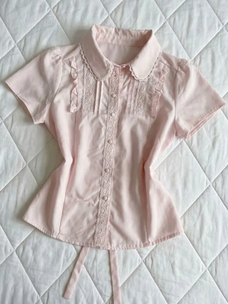 Main Images2 (2) Elegant Slim Fit Summer Blouse - Image 1