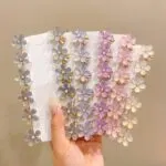 Sweet Flower Mini Hair Claw Clip