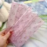Floral Disposable Face Mask – Breathable 2-Layer Individually Packed Mask - Image 2
